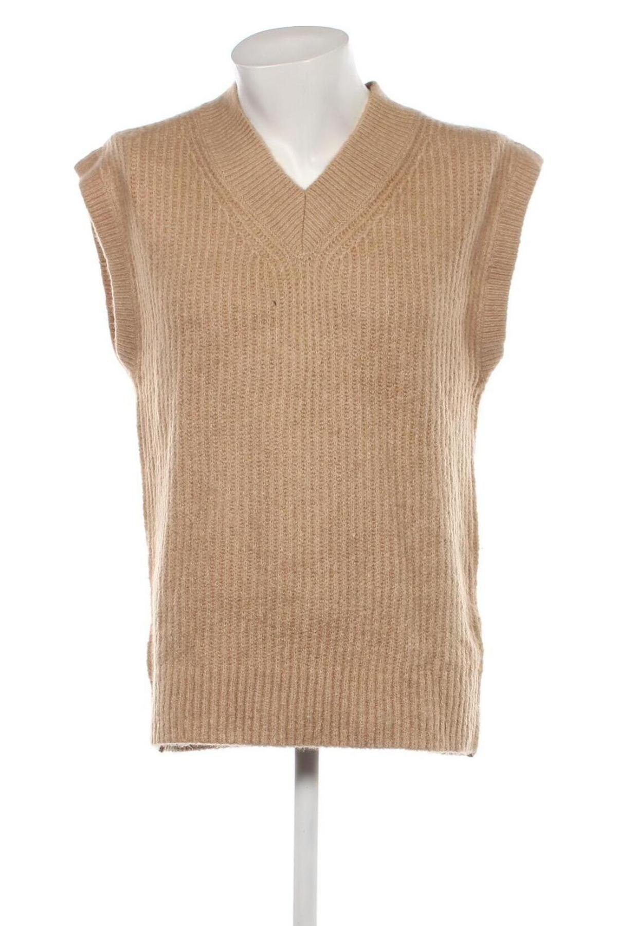Мъжки пуловер Selected Homme, Размер L, Цвят Бежов, Цена 23,80 лв.