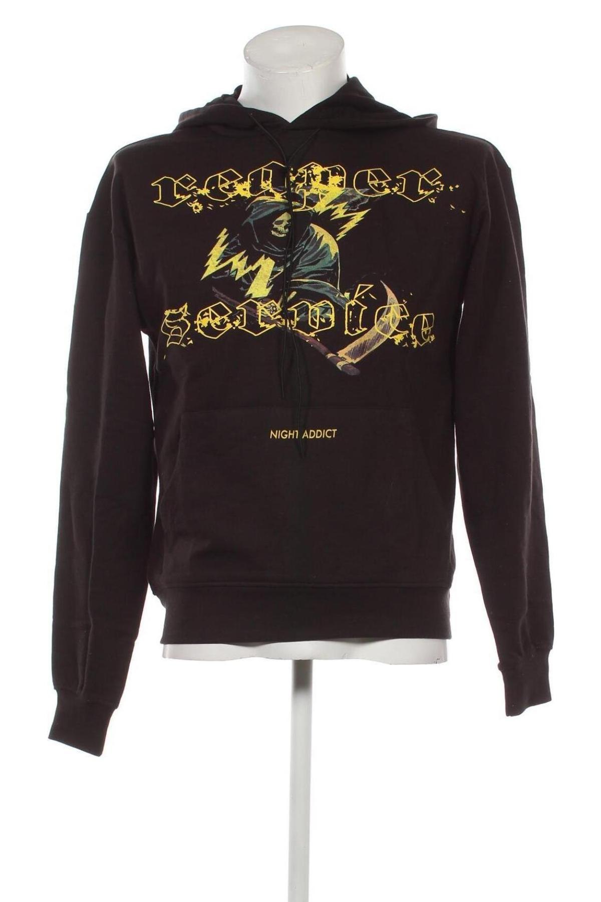 Herren Sweatshirt NIGHT ADDICT, Größe XXS, Farbe Schwarz, Preis 10,76 €