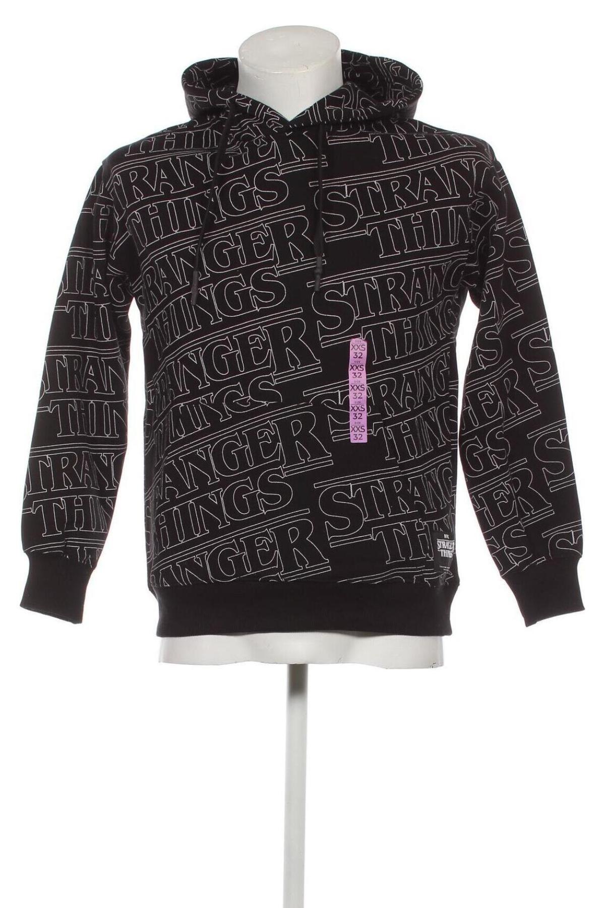 Herren Sweatshirt Pull&Bear, Größe XXS, Farbe Schwarz, Preis 23,71 €