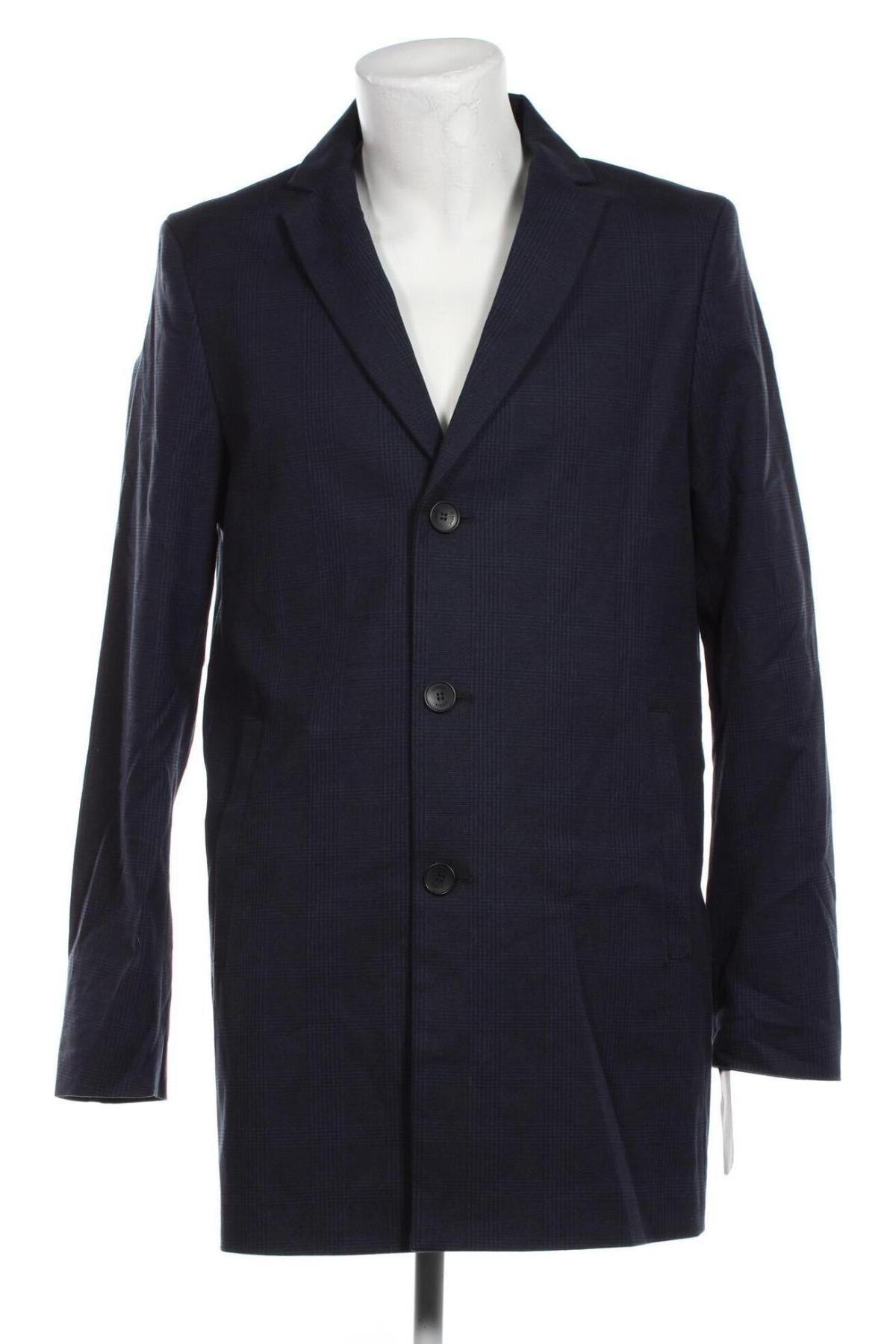 Ανδρικά παλτό Cinque, Μέγεθος L, Χρώμα Μπλέ, Τιμή 77,40 €