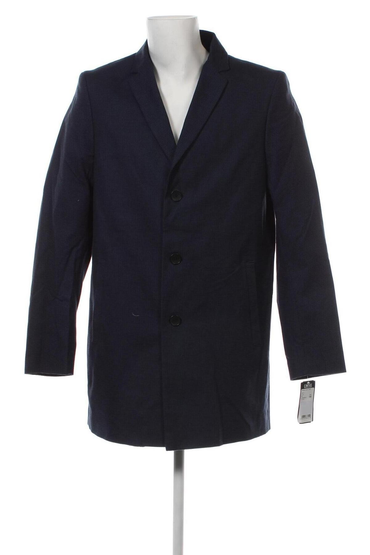 Ανδρικά παλτό Cinque, Μέγεθος XL, Χρώμα Μπλέ, Τιμή 91,08 €