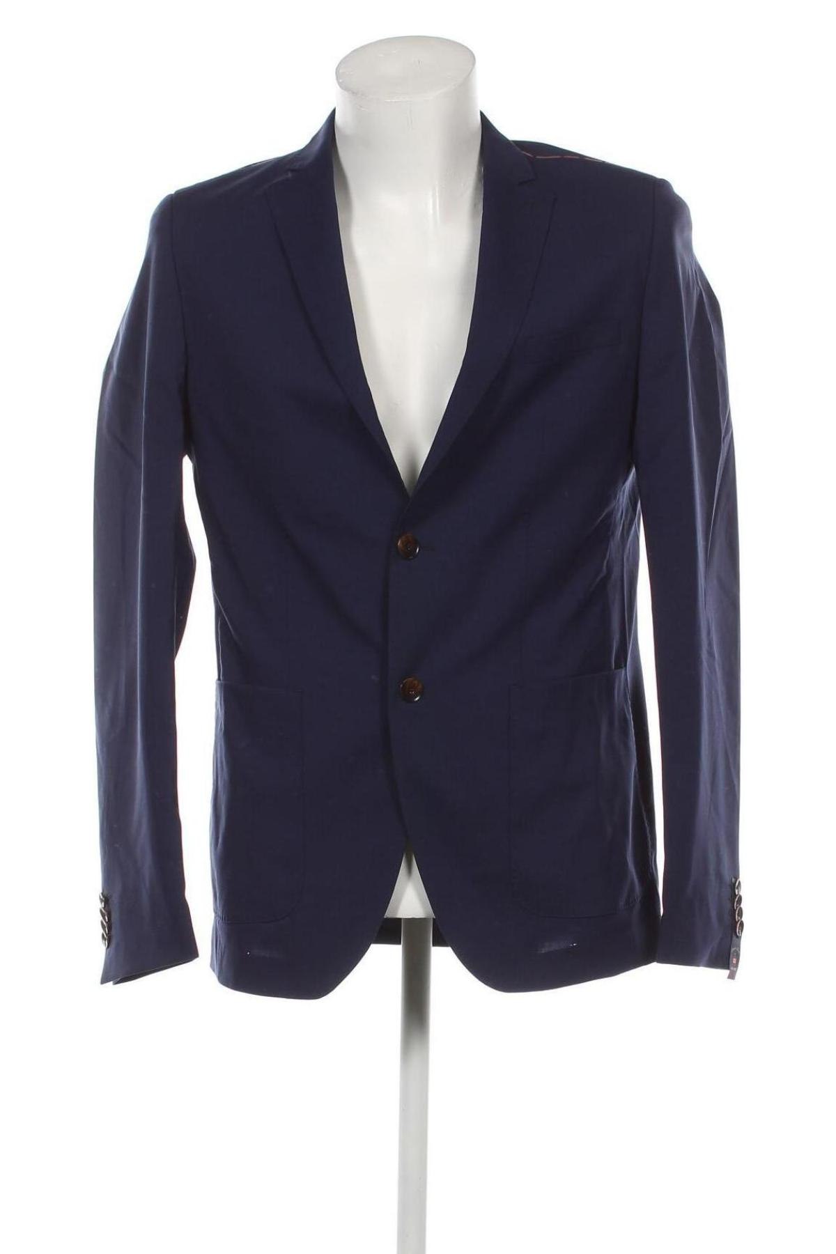 Ανδρικό σακάκι Savile Row, Μέγεθος M, Χρώμα Μπλέ, Τιμή 66,49 €