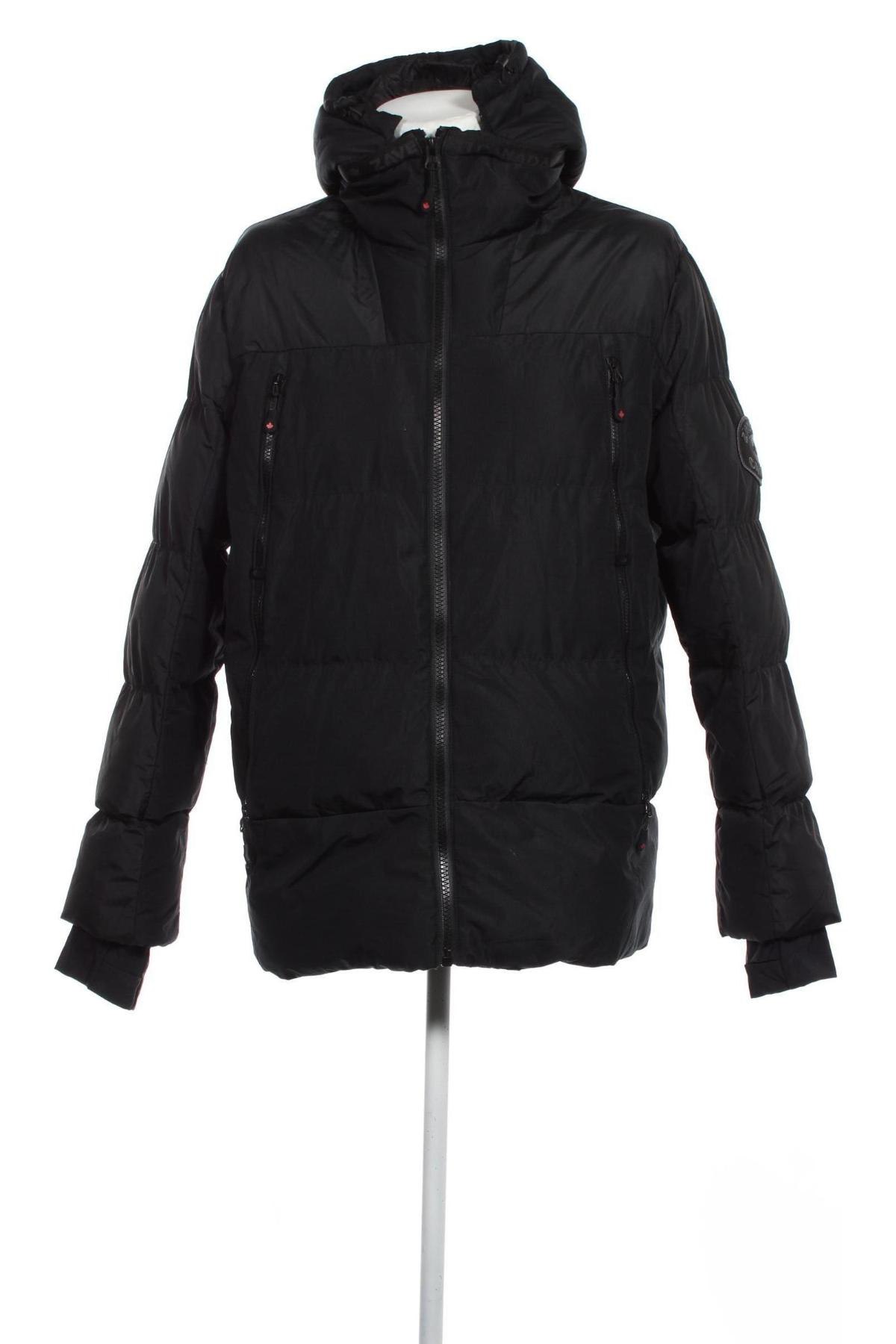 Ανδρικό μπουφάν Zavetti Canada, Μέγεθος L, Χρώμα Μαύρο, Τιμή 60,04 €