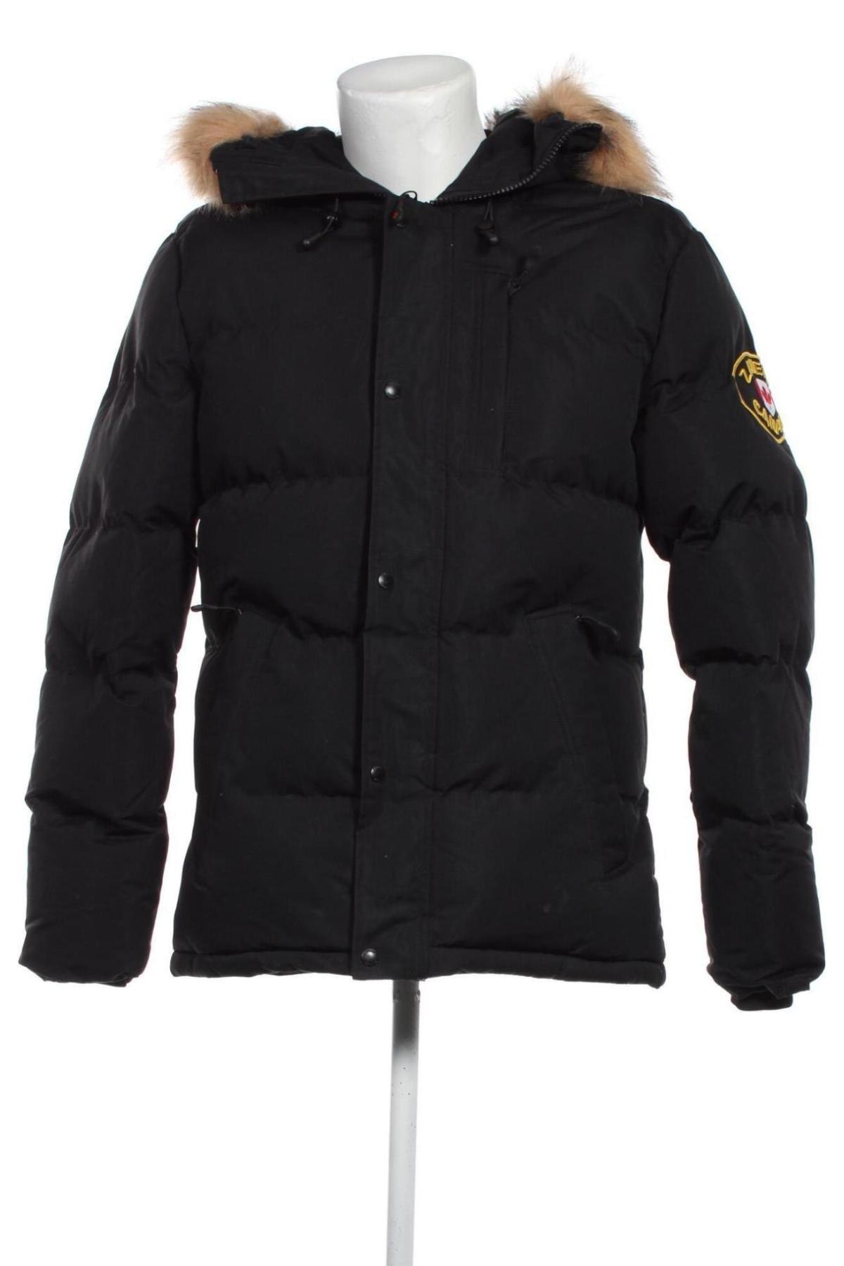 Ανδρικό μπουφάν Zavetti Canada, Μέγεθος M, Χρώμα Μαύρο, Τιμή 42,18 €