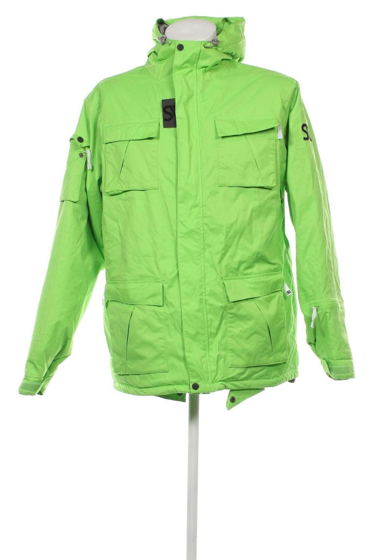Ανδρικό μπουφάν για χειμερινά σπορ Skibum, Μέγεθος XL, Χρώμα Πράσινο, Τιμή 113,81 €