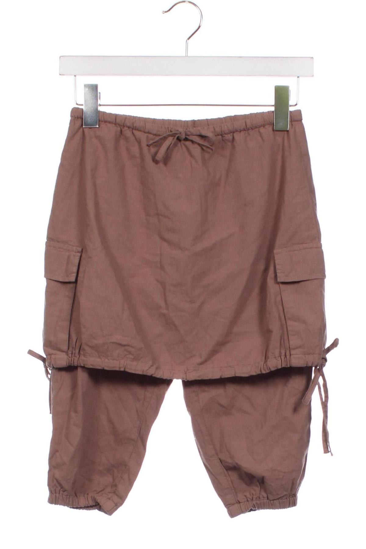 Пола - панталон, Размер XS, Цвят Кафяв, Цена 29,00 лв.