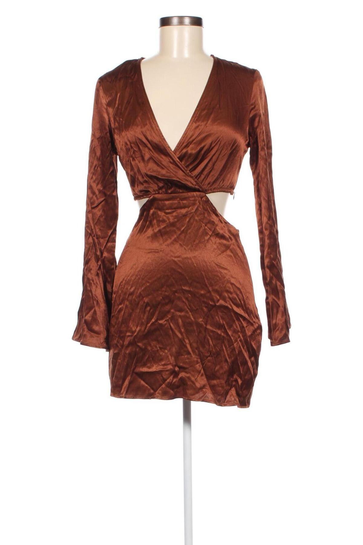 Φόρεμα Pull&Bear, Μέγεθος M, Χρώμα Καφέ, Τιμή 11,03 €