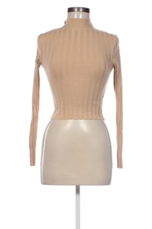 Damen Shirt Bershka, Größe S, Farbe Beige, Preis 13,49 €