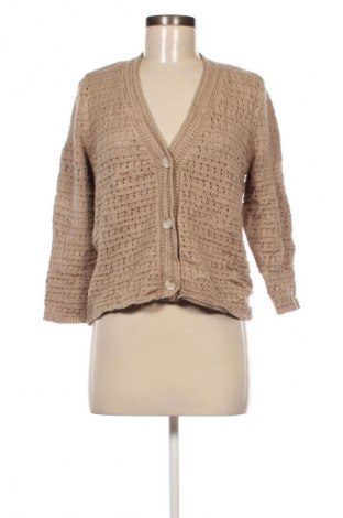 Damen Strickjacke Loft, Größe L, Farbe Beige, Preis 43,49 €