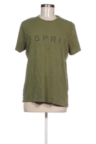 Γυναικείο t-shirt Esprit, Μέγεθος L, Χρώμα Πράσινο, Τιμή 9,21 €