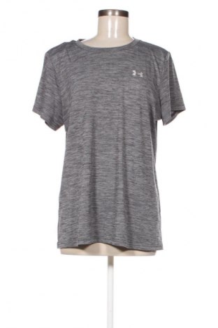 Γυναικείο t-shirt Under Armour, Μέγεθος XL, Χρώμα Γκρί, Τιμή 8,99 €