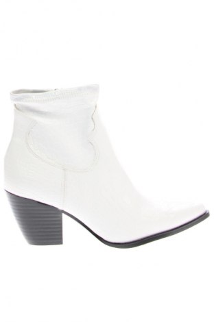 Botine de damă Bershka, Mărime 39, Culoare Alb, Preț 196,43 Lei