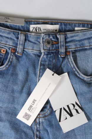 Дамски дънки Zara, Размер XXS, Цвят Син, Цена 62,00 лв.