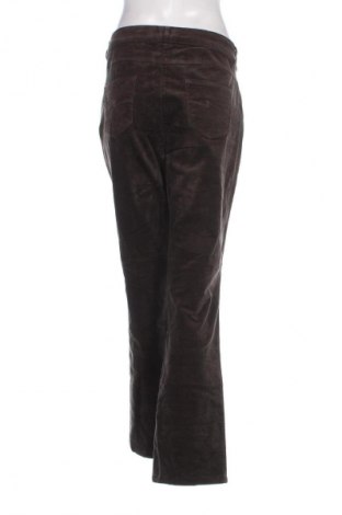 Pantaloni de velvet de femei Adagio, Mărime L, Culoare Maro, Preț 95,99 Lei