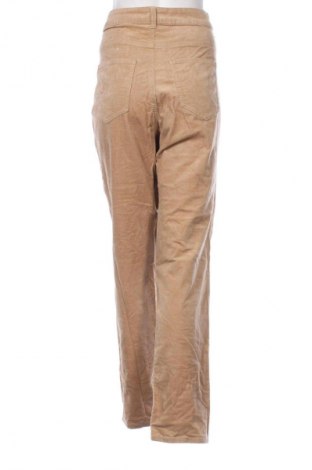 Pantaloni de velvet de femei C&A, Mărime XXL, Culoare Bej, Preț 52,99 Lei