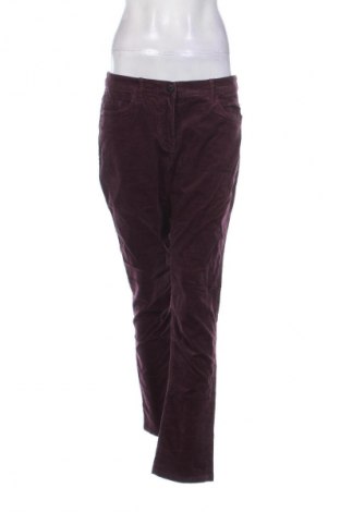 Pantaloni de velvet de femei Canda, Mărime L, Culoare Mov, Preț 95,99 Lei