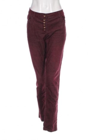 Pantaloni de velvet de femei Cecil, Mărime XL, Culoare Roșu, Preț 157,99 Lei