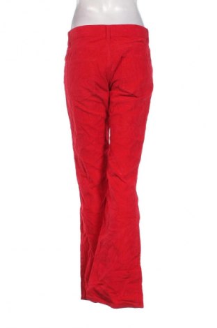 Pantaloni de velvet de femei H&M Divided, Mărime M, Culoare Roșu, Preț 95,99 Lei