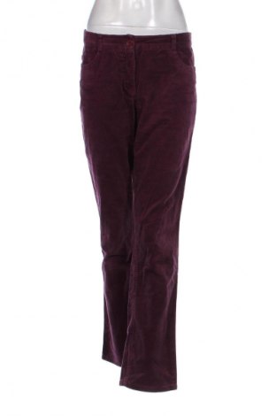 Pantaloni de velvet de femei Hessnatur, Mărime L, Culoare Mov, Preț 223,99 Lei