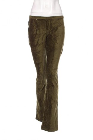 Pantaloni de velvet de femei Hue, Mărime L, Culoare Verde, Preț 151,99 Lei