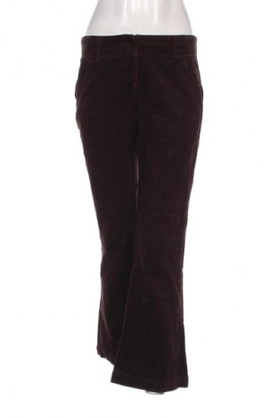 Pantaloni de velvet de femei Naf Naf, Mărime M, Culoare Maro, Preț 157,99 Lei