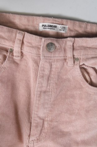 Dámské manšestráky  Pull&Bear, Velikost S, Barva Popelavě růžová, Cena  367,00 Kč