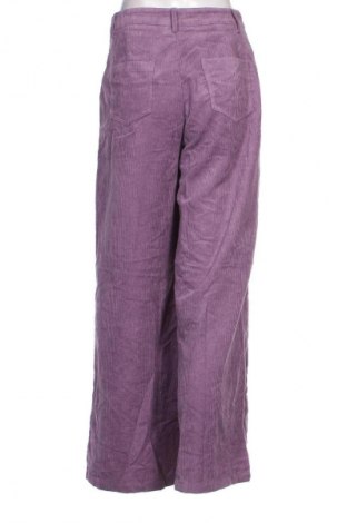 Pantaloni de velvet de femei SHEIN, Mărime M, Culoare Mov, Preț 95,99 Lei