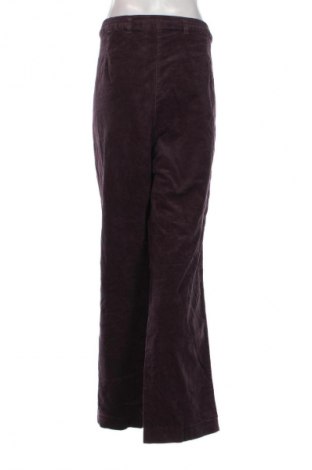 Damen Cordhose Ulla Popken, Größe 4XL, Farbe Lila, Preis 33,99 €