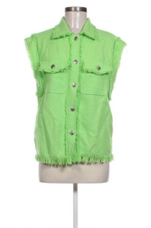 Vestă de femei Bershka, Mărime S, Culoare Verde, Preț 99,49 Lei