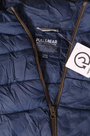 Дамски елек Pull&Bear, Размер M, Цвят Син, Цена 39,49 лв.