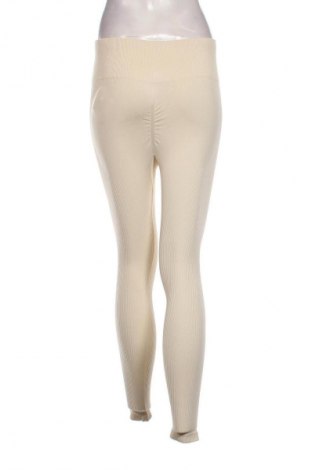 Damskie legginsy, Rozmiar S, Kolor ecru, Cena 42,99 zł