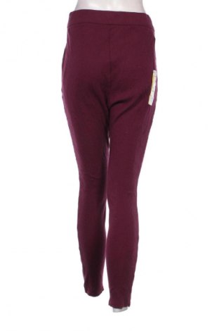 Damen Leggings Time and tru, Größe L, Farbe Lila, Preis 11,49 €