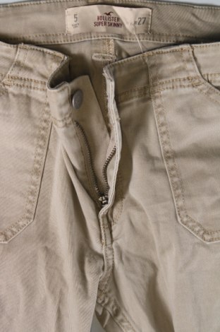 Pantaloni de femei Hollister, Mărime M, Culoare Bej, Preț 67,99 Lei