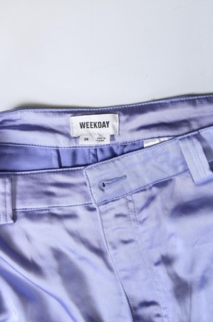 Damenhose Weekday, Größe S, Farbe Lila, Preis 21,00 €