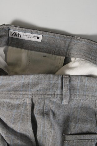 Pantaloni de femei Zara, Mărime L, Culoare Gri, Preț 69,82 Lei