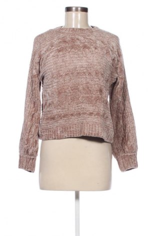 Damski sweter Pink Rose, Rozmiar S, Kolor Brązowy, Cena 92,99 zł