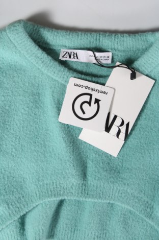 Damski sweter Zara, Rozmiar M, Kolor Zielony, Cena 103,99 zł