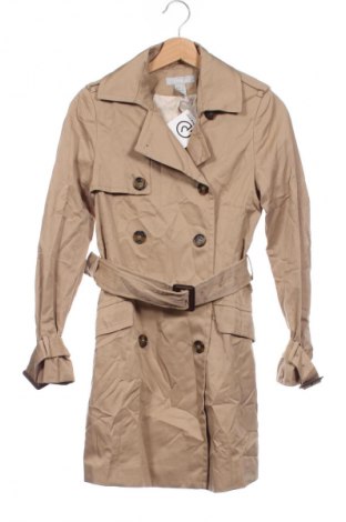 Damen Trenchcoat H&M, Größe XXS, Farbe Beige, Preis 47,99 €