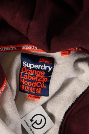 Γυναικείο φούτερ Superdry, Μέγεθος XXL, Χρώμα Κόκκινο, Τιμή 29,49 €