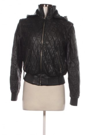 Damen Lederjacke, Größe M, Farbe Schwarz, Preis € 32,49