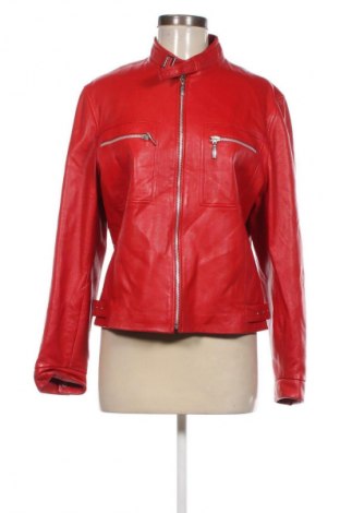 Damen Lederjacke, Größe M, Farbe Rot, Preis 67,99 €