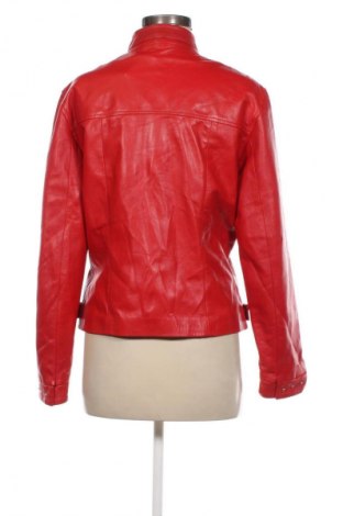 Damen Lederjacke, Größe M, Farbe Rot, Preis 50,99 €