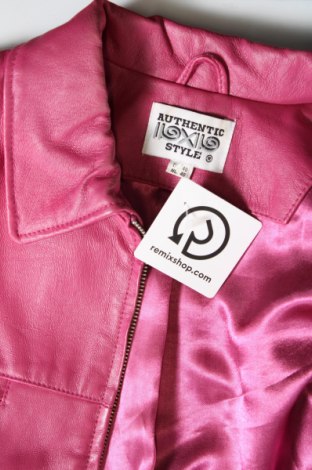 Damen Lederjacke, Größe L, Farbe Rosa, Preis 30,99 €