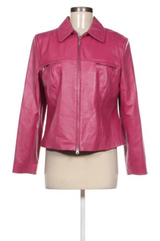 Damen Lederjacke, Größe L, Farbe Rosa, Preis 67,99 €