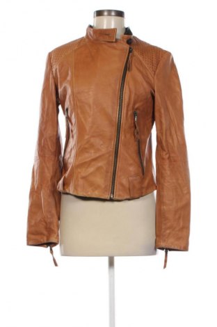 Damen Lederjacke, Größe M, Farbe Beige, Preis 67,99 €