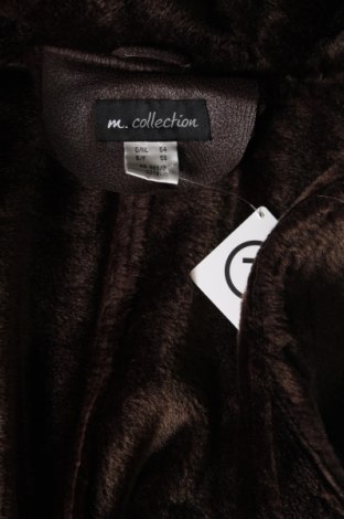 Дамско кожено яке M. Collection, Размер 3XL, Цвят Кафяв, Цена 58,49 лв.