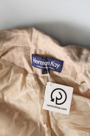 Damenmantel Herman Kay, Größe XL, Farbe Beige, Preis 10,99 €