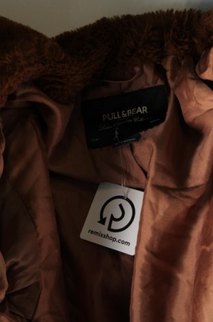 Damski płaszcz Pull&Bear, Rozmiar L, Kolor Brązowy, Cena 281,99 zł