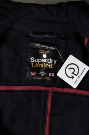 Damski płaszcz Superdry, Rozmiar S, Kolor Niebieski, Cena 412,99 zł