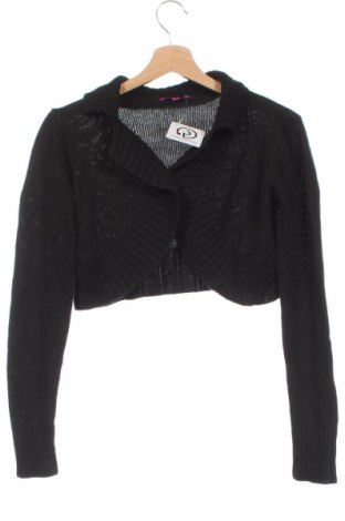 Kinder Strickjacke, Größe 10-11y/ 146-152 cm, Farbe Schwarz, Preis 11,99 €